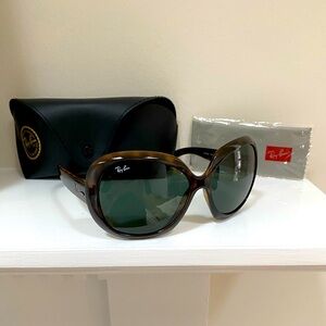 Ray-Ban Jackie Ohh ll Tortoise Women’s Sunglasses RB4098.